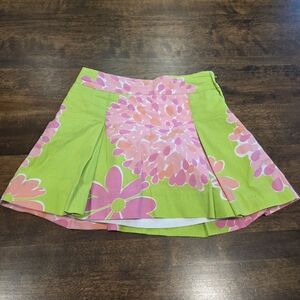 Lilly Pulitzer Girls Pastel A-line Skirt 6